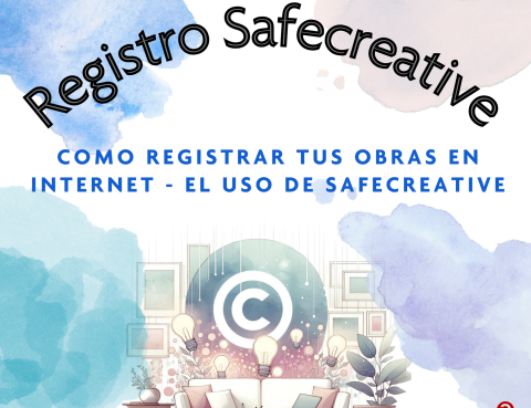 ¿Cómo registrar tus creaciones en internet?
