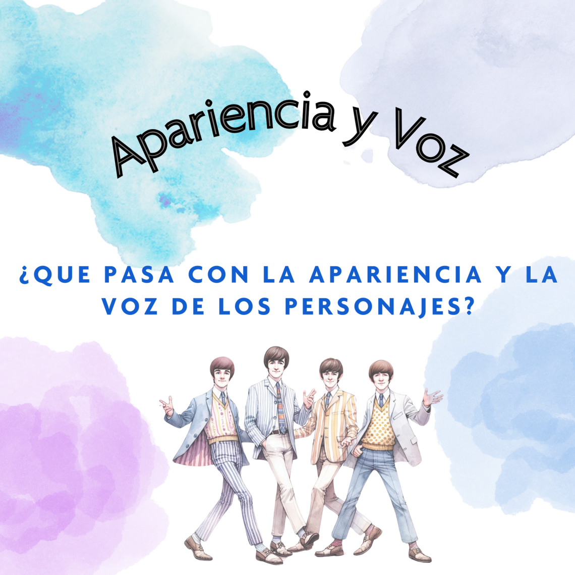 ¿Que pasa con la apariencia y la voz de los Personajes?