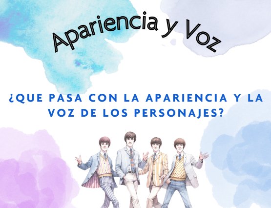 ¿Que pasa con la apariencia y la voz de los Personajes?