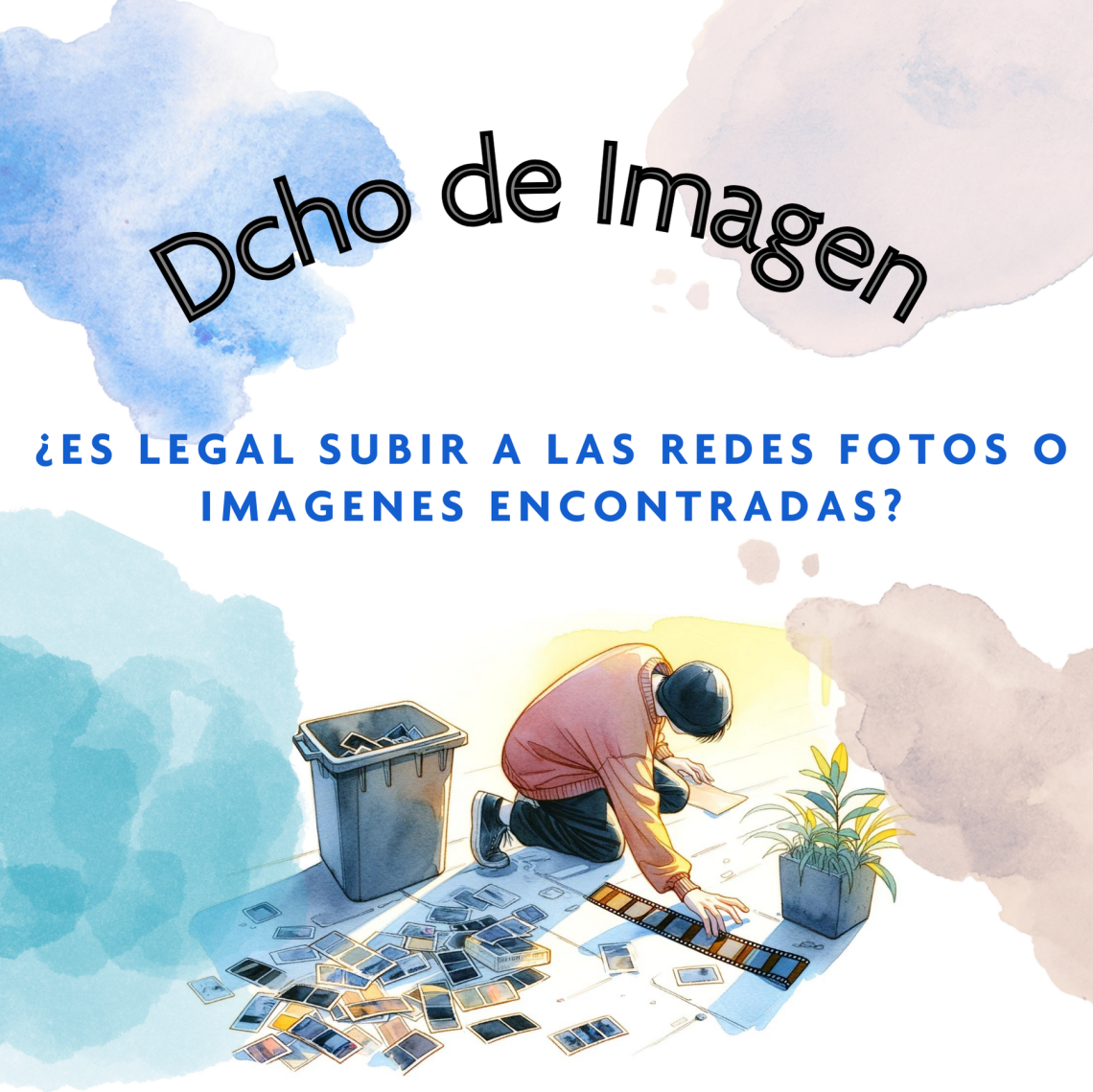 ¿Es legal subir fotos que encontraste?