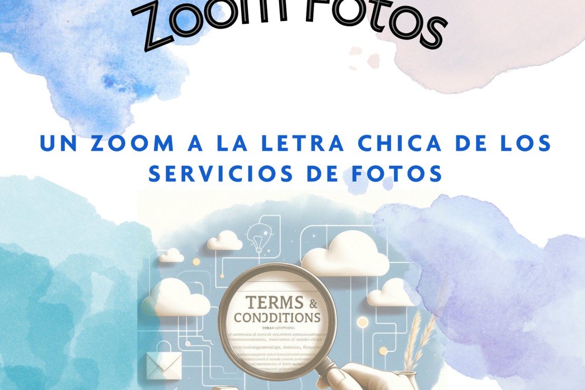 Un zoom a la letra chica de las webs de fotos