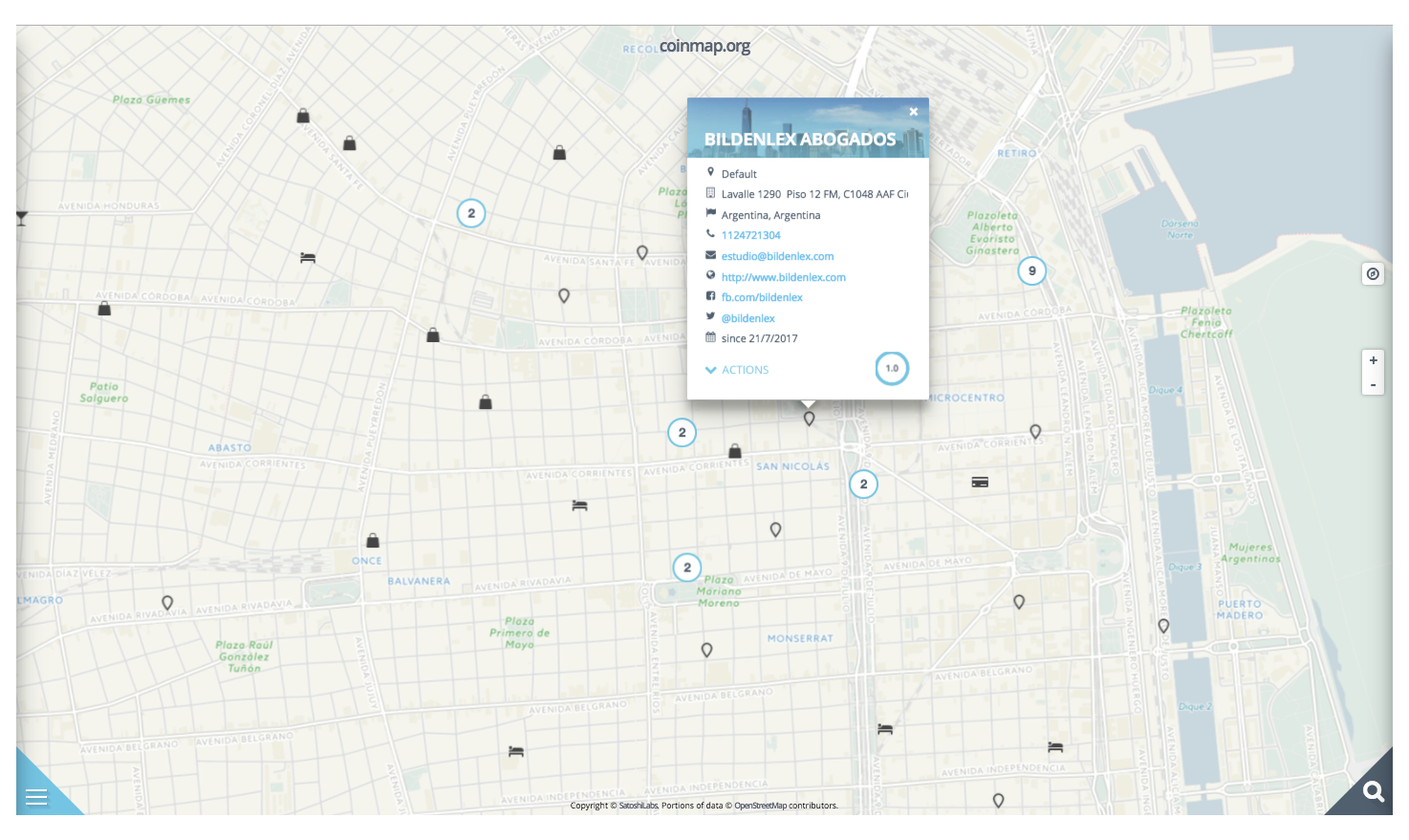 BILDENLEX ABOGADOS EN COINMAP