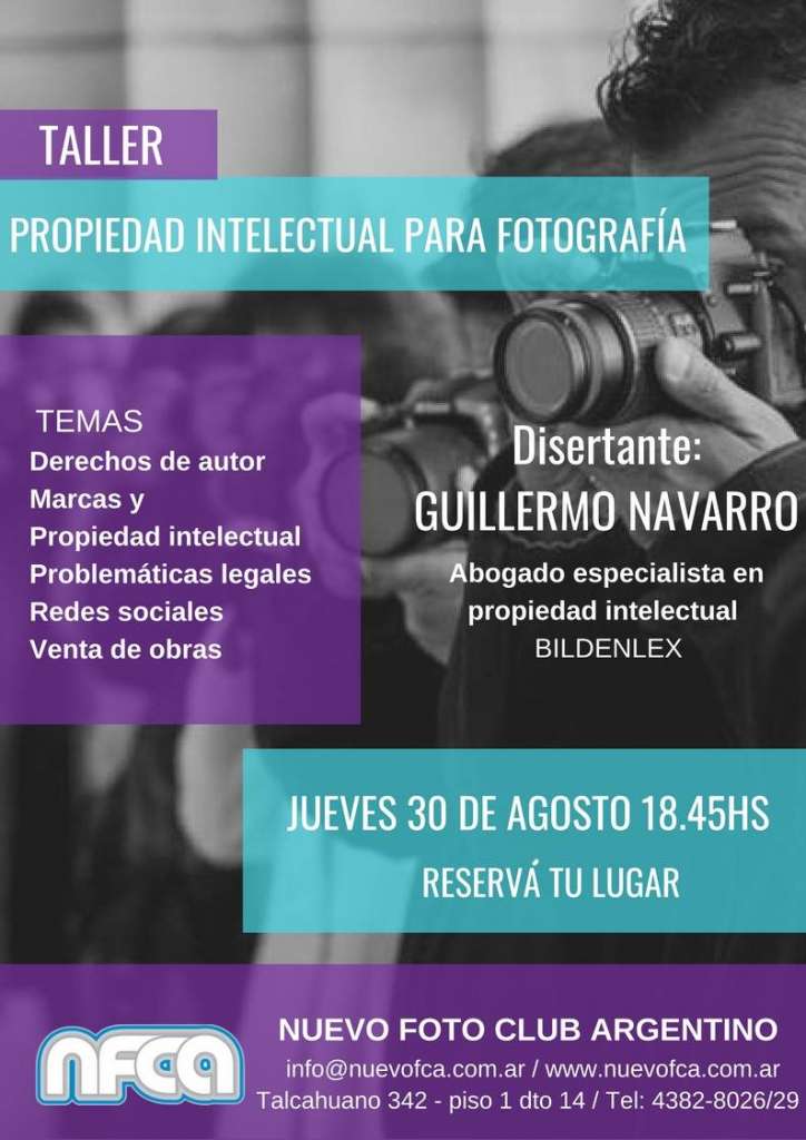 PROPIEDAD INTELECTUAL FOTOGRAFIA BILDENLEX NUEVO FOTOCLUB