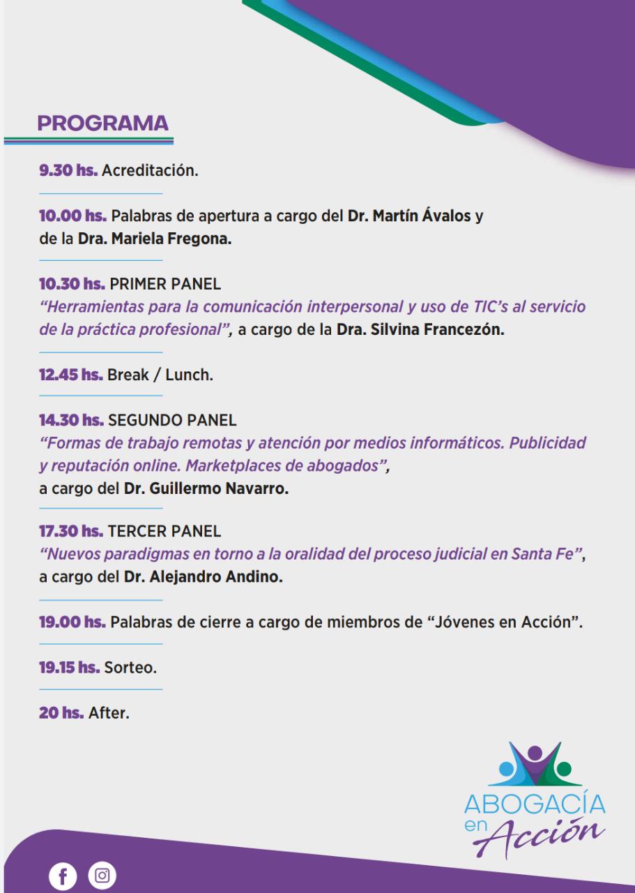 Primer encuentro de jovenes profesionales de la abogacia
