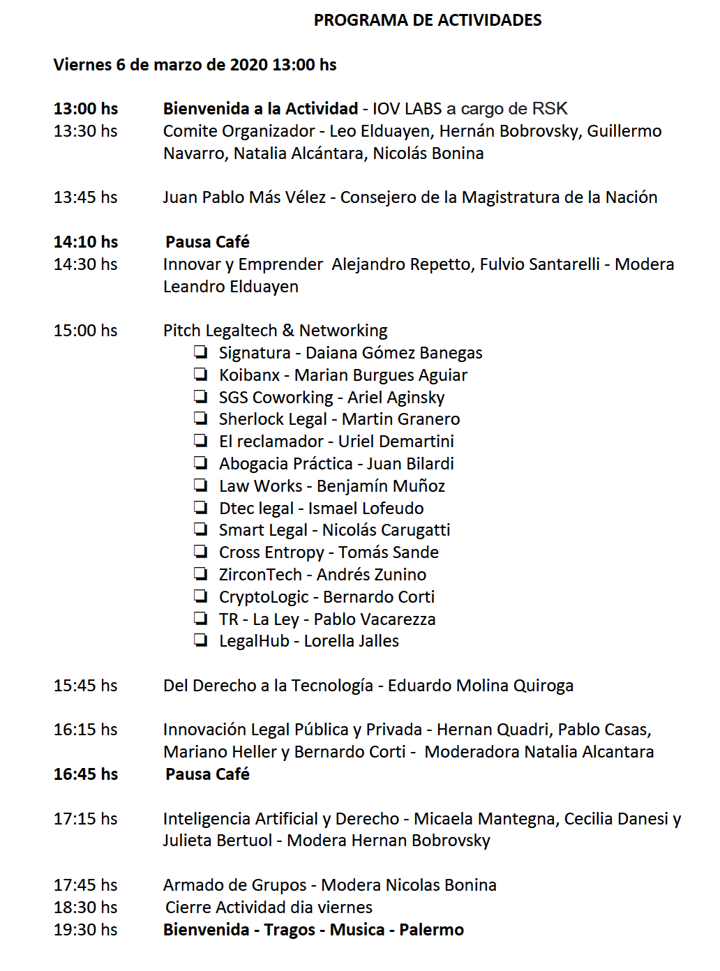 GLOBAL LEGAL HACKATON 2020