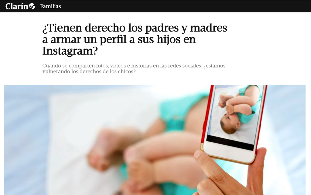 ¿Cómo proteger la imagen de menores en Argentina ?