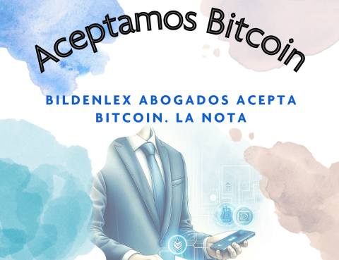 Bildenlex Abogados acepta Bitcoin